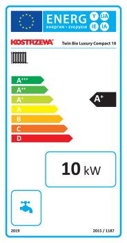 Preview: Pelletkessel KOSTRZEWA Twin Bio Luxury Compact 10 kW
